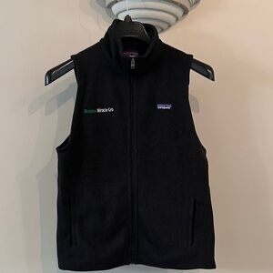 Branded Patagonia Black Fleece sweater Vest